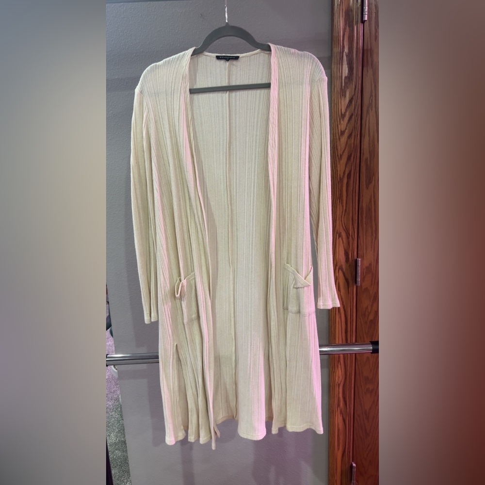 Staccato Pink Ribbed Cardigan
